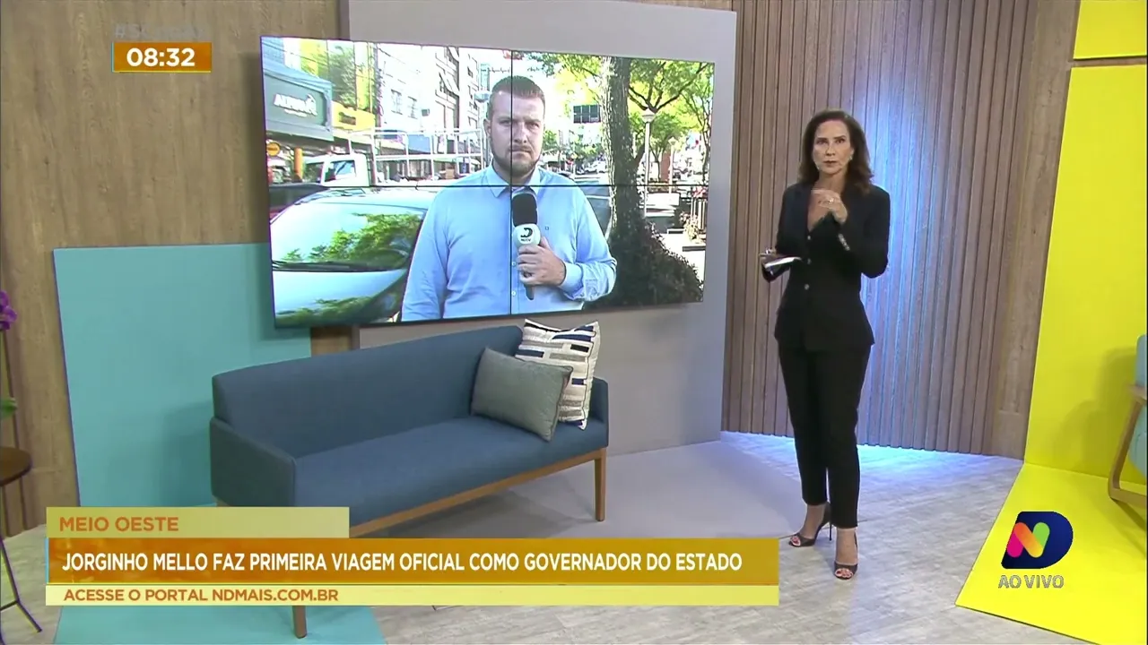 Confira os detalhes da primeira viagem oficial do governador Jorginho Mello