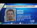 Armed dangerous suspect arrested in Nicholasville after search