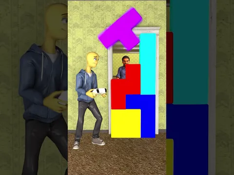 Verity vs Tetris Door Challenge in Backrooms (SFM Animation)
