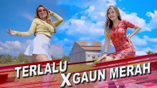 dj terlalu viral tiktok x dj gaun merah remix full bass divana project