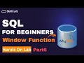 SQL for Beginners SQL Window Functions Hands on Lab Part6