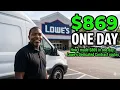 How I made 869 in one day - Lowes Dedicated Contract routes