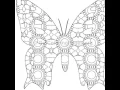 Free Adult Butterfly Coloring Pages Download