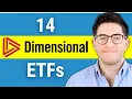 14 DFA ETFs Dimensional Fund Advisors for Factor Tilts