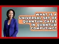 What Is a Universal Set of Quantum Gates in Quantum Computing - Quantum Tech Explained
