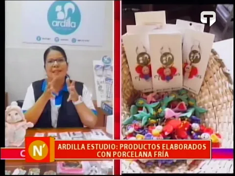 Ardilla Estudio productos elaborados con porcelana fría