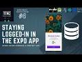 How to keep the user logged in React Native Login System