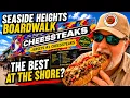 Best Cheese Steak on the Jersey Shore NEW Cheessteaks Review Seaside Heights Boardwalk Food Tour