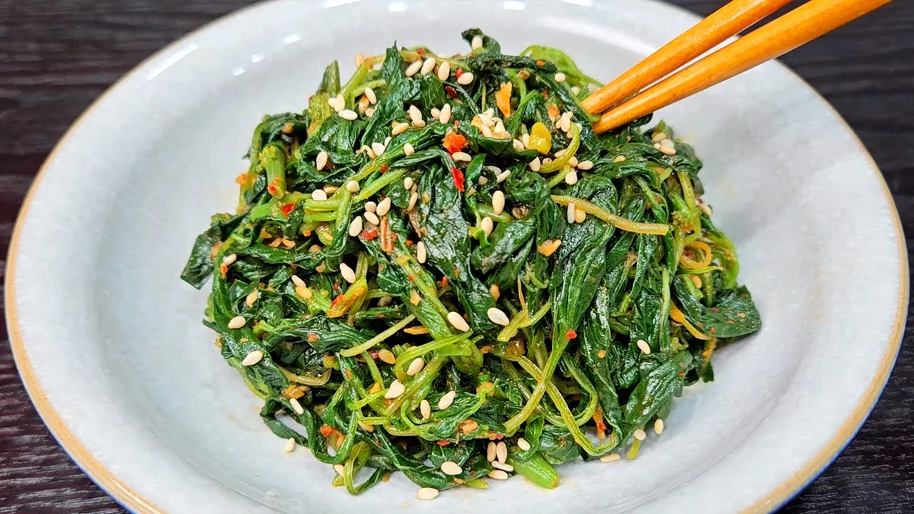 비름나물 된장무침