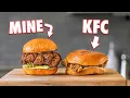 Making The KFC Chicken Sandwich At Home But Better