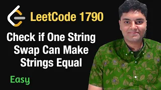 Check if One String Swap Can Make Strings Equal - Leetcode 1790