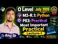 O Level Python PR3 Practical Questions 2026 Most Expected Programs M3-R5 1 Lecture-1