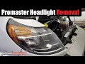 Ram Promaster Headlight REMOVAL 1500 2500 3500 AnthonyJ350