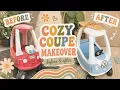 I Turned a Little Tikes Cozy Coupe Into a Mini VW Bus DIY Makeover
