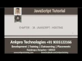 JavaScript for beginners - Chapter 18