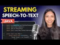Real-time Speech To Text In Java - Transcribe From Microphone