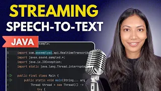 Real-time Speech To Text In Java - Transcribe From Microphone