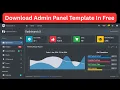 How to download Admin Panel templates in free