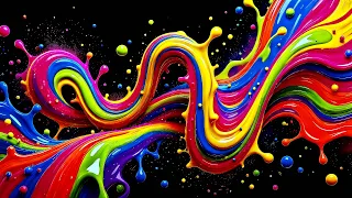 Eternal Bloom Liquid In 4K Abstract Relaxing Screensaver 