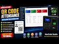 Employee Attendance System in C WinForms QR Code Manual ID Complete Tutorial