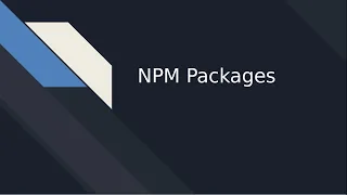 npm modules - create publish update and other functionalities with Live Demo