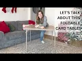 Space-Saving Brilliance The Magic of the Foldable Card Table with Vinyl Top