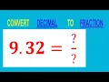 CONVERT DECIMAL 9 32 TO FRACTION