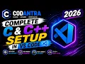 How to Install C C in VS Code 2026 MinGW Setup for Beginners