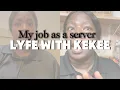 The ups downs of being a server Golden Corral MINI VLOG