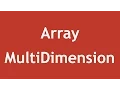 Learn PHP 5 In Arabic - Array Multidimensional