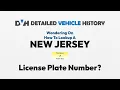 How to Use License Plate Lookup New Jersey New Jersey Plate Number Search