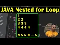 What is Nested For Loop in JAVA How is it Work Example-2 in Java Class