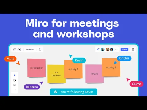 Miro Remote Meetings And Workshops Video Chat Present And Work Together Anytime Anywhere Product Hunt