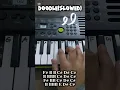 Lagu Doodle (slowed) piano tutorial