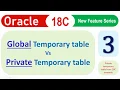 Oracle 18C New Feature Private Temporary Table