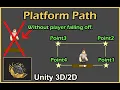 Unity Moving platform follow path