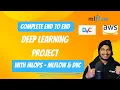 End to end Deep Learning Project Implementation using MLOps Tool MLflow DVC with CICD Deployment
