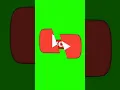 Subcribe button lower third animation green screen subscribe button