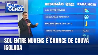 Central do Tempo – Sol entre nuvens e chance de chuva isolada marca o tempo em Santa Catarina