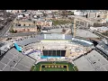 Mizzou Memorial Stadium Centennial Project Drone View Dec 2025