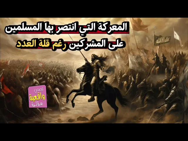 ⁣قصة المعركة التي انتصر بها المسلمون على المشركين رغم قلة العدد ؟