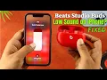 Beats Studio Buds Low Volume on iPhone Solved