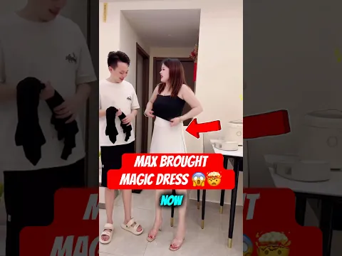 Max Brought Magic Slim Dress🤯😱 ~ mini wood toy | woodworking art skills / hand crafts #shorts