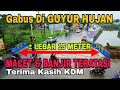 Lagu HUJAN‼️ kini jalan raya kali gabus macet \u0026 banjir teratasi kali gabus aman jalan aman
