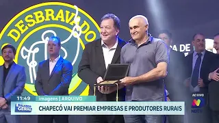 Troféu O Desbravador premia destaques do setor empresarial e rural de Chapecó