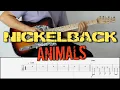 NICKELBACK - ANIMALS | Guitar Cover Tutorial (FREE TAB)