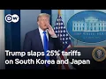 Download Lagu How disruptive would new tariffs be, both for South Korea and Japan and the US? | DW News
