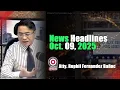 Download Lagu News Headlines Oktubre 09, 2025 - Huwebes| Atty. Ruphil Fernandez Bañoc