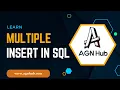 How to insert multiple rows in sql