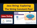 Java String Exploring the String Constant Pool Java Tutorial